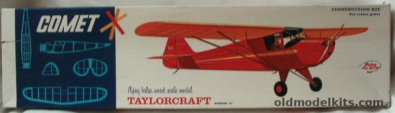 Comet Taylorcraft - 54 inch Wingspan For R/C or Free Flight, 3505 plastic model kit